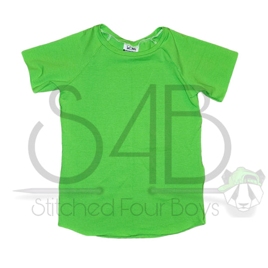 Solid Lime Edgy Tee